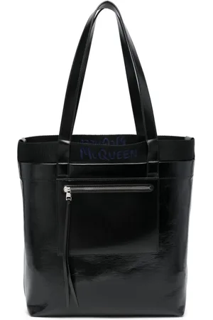 Alexander McQueen Coated-finish shoulder bag