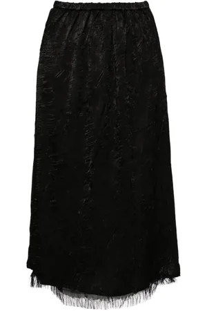 tout a coup Velvet midi skirt