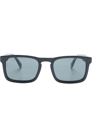 Tommy Hilfiger Stripe-detailing rectangle-frame sunglasses