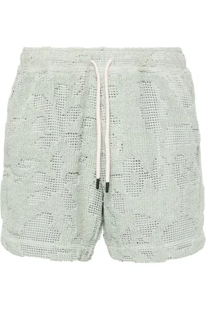 Oas Galbanum mid-rise deck shorts