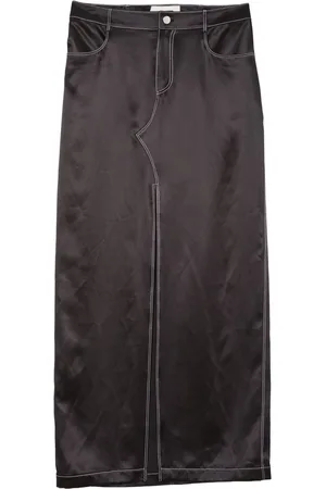 FLEUR DU MAL Silk maxi skirt