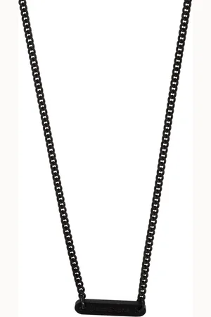 Palm Angels Logo plaque necklace