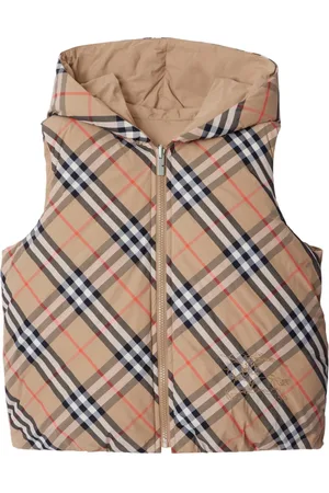 Burberry Reversible check-pattern padded gilet