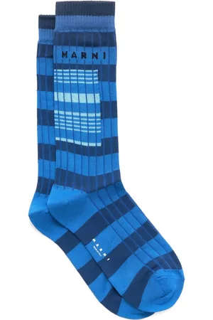 Marni Intarsia-knit logo socks
