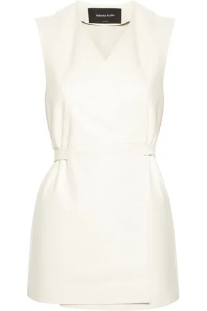 Fabiana Filippi Wrap-design leather vest
