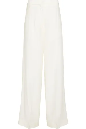 Fabiana Filippi Mid-rise organza palazzo pants