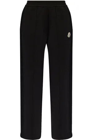 Moncler Logo-patch virgin wool track pants