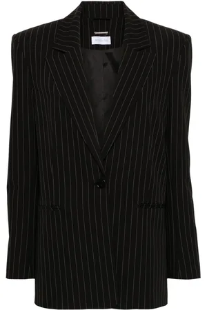 Patrizia Pepe Pinstripe single-breasted blazer