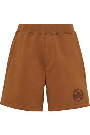 Dsquared2 Logo-appliqu?? cotton track shorts