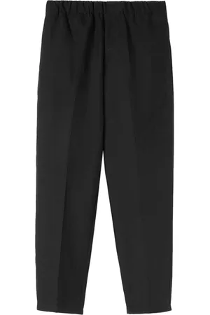Jil Sander Elasticated-waistband cotton trousers