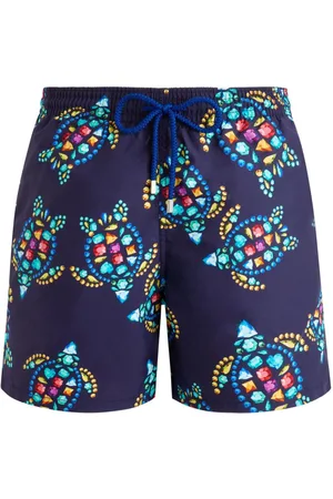 Vilebrequin Vend??me Turtles-print swim shorts