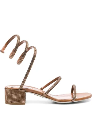 RENE CAOVILLA Juniper 40mm crystal-embellished sandals