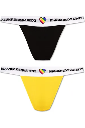 Dsquared2 Logo-waistband thong (pack of two)