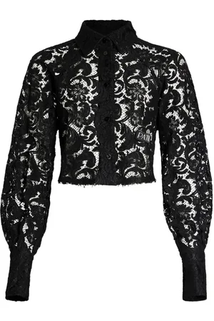 Patou Cropped lace shirt