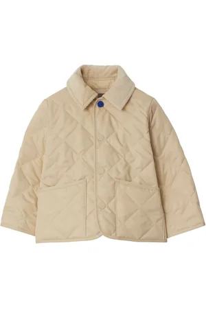 Burberry Diamond-quilted padded jacket