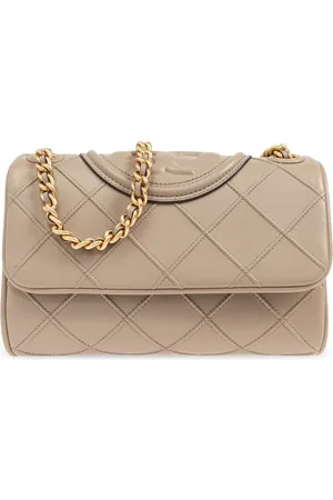Tory Burch Small Fleming diamond-quilted shoulder bag