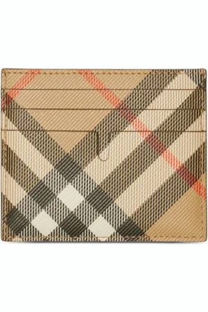 Burberry Vintage Check leather cardholder