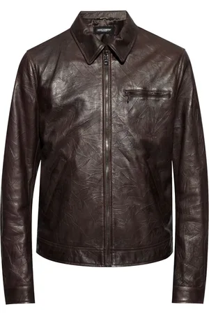 Dolce & Gabbana Zipped leather jacket