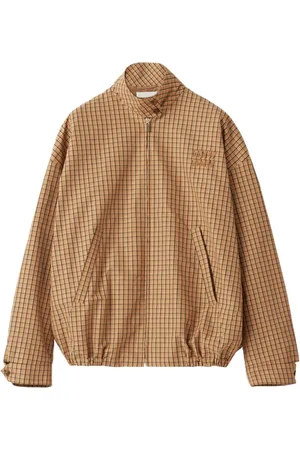 Miu Miu Check-pattern blouson jacket
