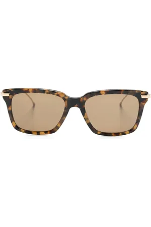 Thom Browne Tortoiseshell square-frame sunglasses