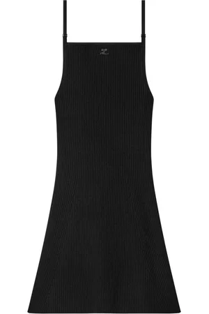 Courrèges Ribbed-knit mini dress
