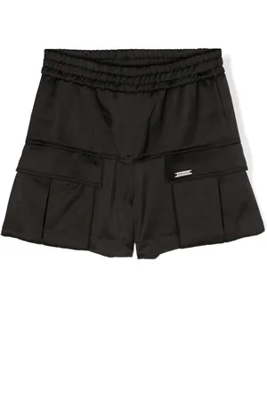 MONNALISA Satin cargo shorts