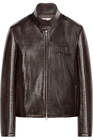 Courrèges Vinyl biker jacket