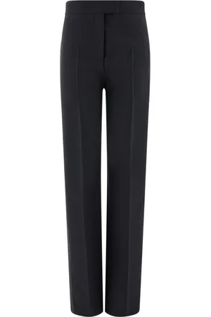 Salvatore Ferragamo Press-crease high-rise trousers