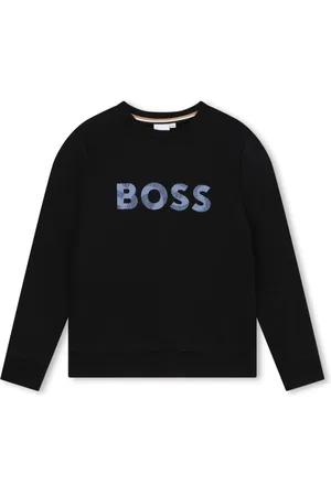 HUGO BOSS Logo-print crew-neck sweatshirt