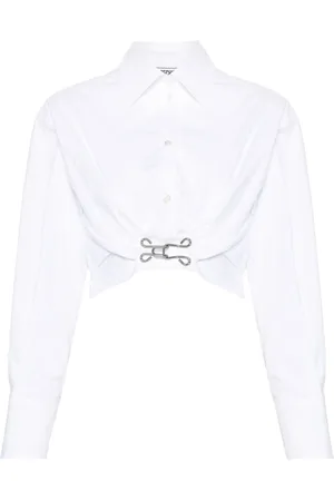 Moschino Poplin cropped shirt