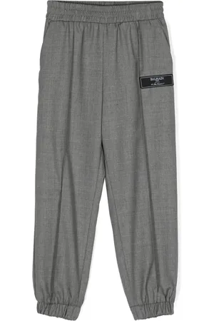 Balmain Mid-rise tapered trousers