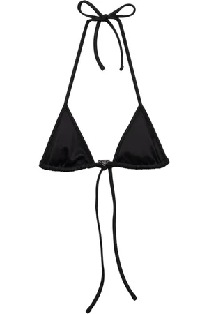 Prada Triangle-cup halterneck bikini top