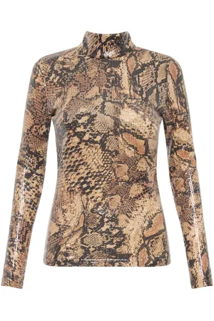 Rebecca Vallance Bellis snake print sequin top