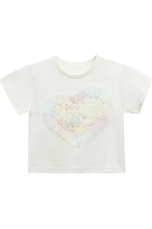 Mimi Tutu Heart-appliqu?? cotton T-shirt