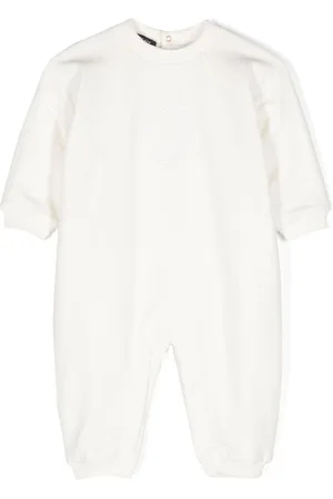 VERSACE Medusa Head-embroidered romper