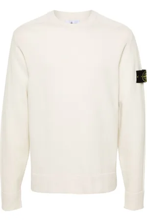 Stone Island Compass-badge wool blend jumper