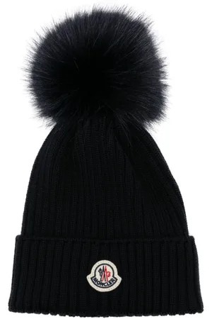 Moncler Pompom ribbed beanie