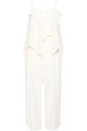 B+AB Draped-design muslin co-ord set