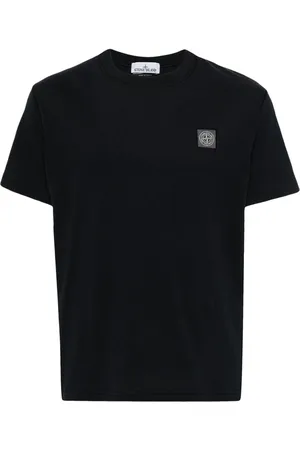 Stone Island Logo-appliqu?? cotton T-shirt