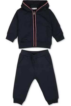 Moncler Striped cotton track suit