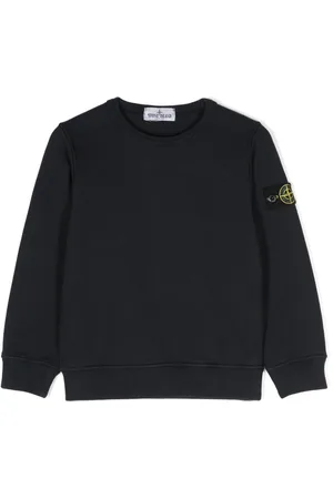 Stone Island Compass-badge cotton sweatshirt