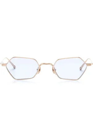 MATSUDA Geometric-frame titanium sunglasses