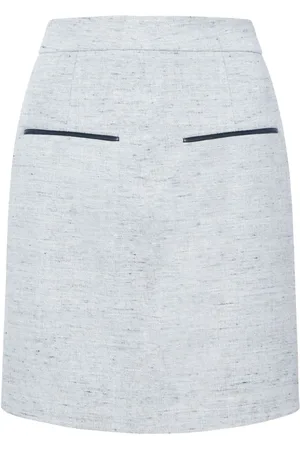 Proenza Schouler Judith m??lange-effect skirt