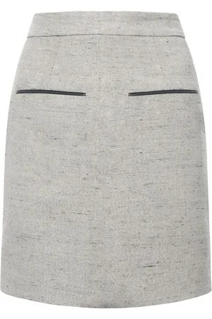 Proenza Schouler Judith m??lange-effect skirt