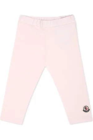 Moncler Logo patch cotton blend leggings
