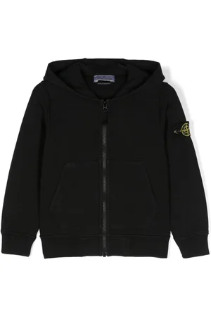 Stone Island Compass-badge cotton hoodie