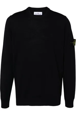 Stone Island Compass-badge fine-knit jumper