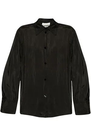 Ganni Plain long-sleeve shirt