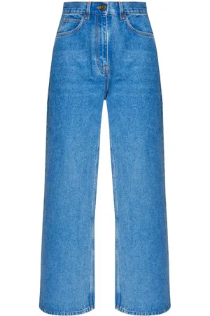 Etro Wide-leg high-rise jeans