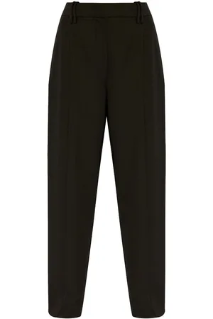 Ganni High-rise straight trousers